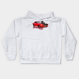 1965 Ford Mustang Coupe Pro Street Kids Hoodie